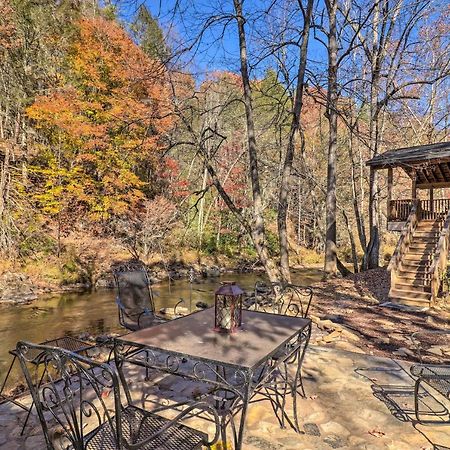 Creekside Retreat With Deck, 18 Miles To Wolf Ridge Villa Weaverville Bagian luar foto