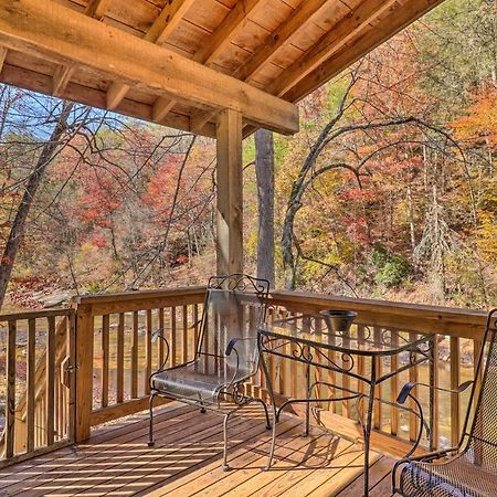 Creekside Retreat With Deck, 18 Miles To Wolf Ridge Villa Weaverville Bagian luar foto
